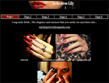 Tablet Screenshot of girlswithlongnails.com